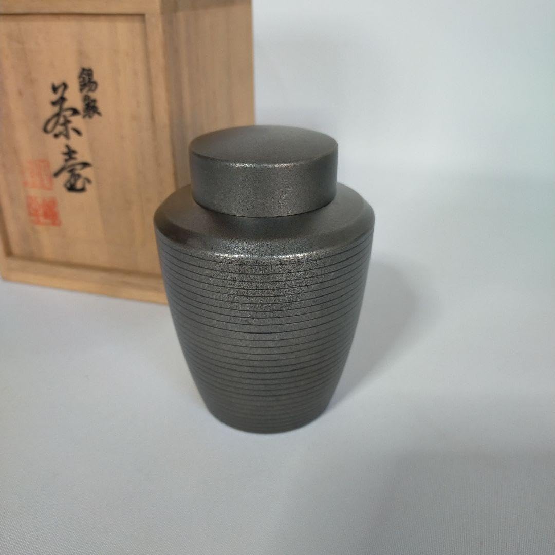 Amazon｜大阪錫器 錫半茶筒 茶壷｜茶入・茶壺 オンライン通販